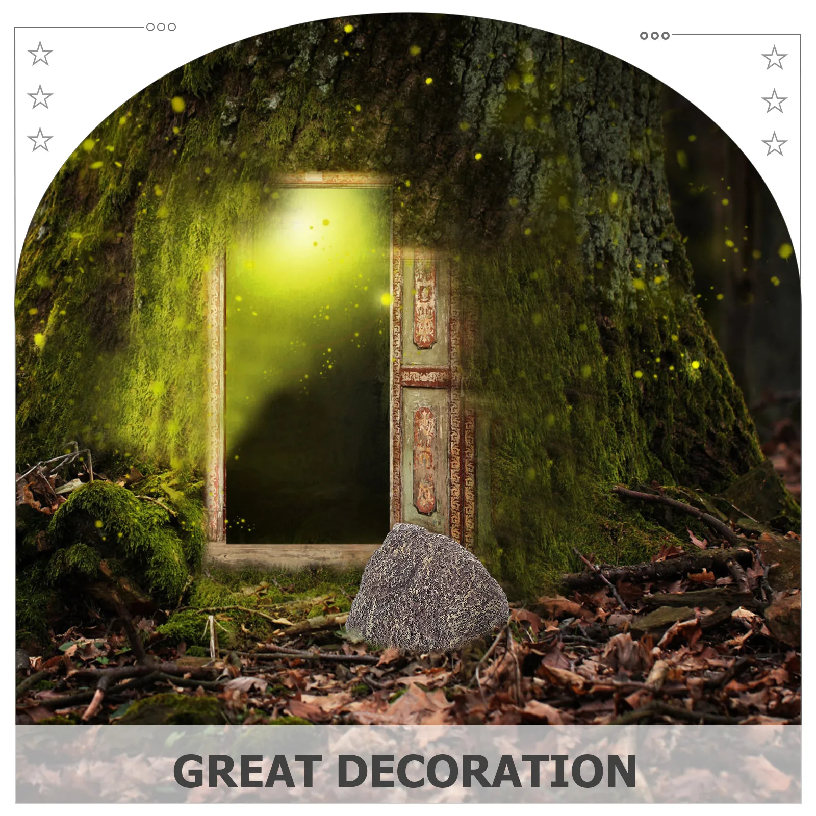 

Artificial Stone Key Box Deep Grey Resin Garden Outdoor Key Hider Box Secret Hider Storage Solution Coins Money