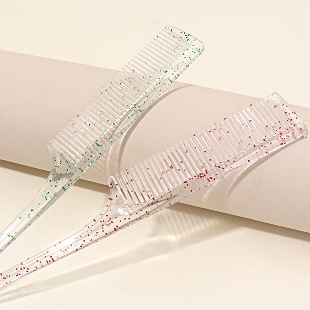 

3Pcs Hairdressing Comb Flexible Tail Combs for Parting Highlighting and Braiding Durable Washable for Salon and Personal Use