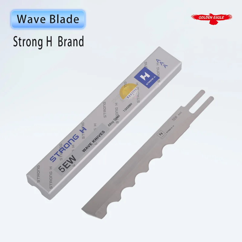 Wave Edge Blade For KM and Eastman Straight Cutting Machine Fabric Cut Knife Strong H 5,6,8,10,12,13 inch Made By Alloy Steel