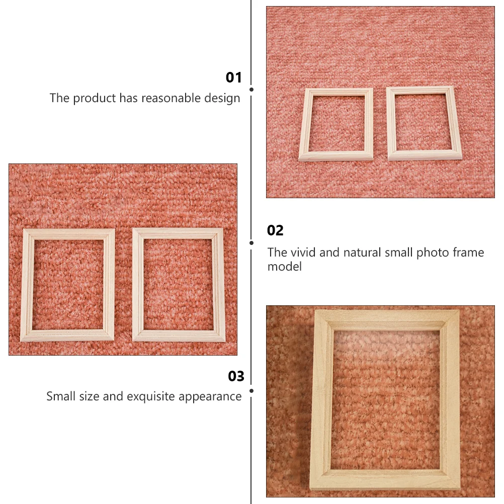 미니 사진 프레임 모델 공예 마이크로 세계 소품 목조 주택 장식 액세서리 장식 장식 레이아웃 그림