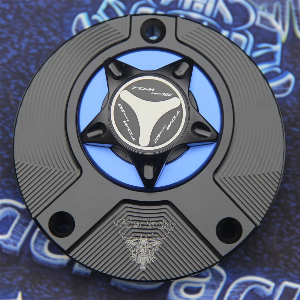 

CNC Aluminum Keyless Motorcycle Fuel Gas Tank Cap Cover For Yamaha TDM 900A 2004-2010 (2005 2006 2007 2008 2009