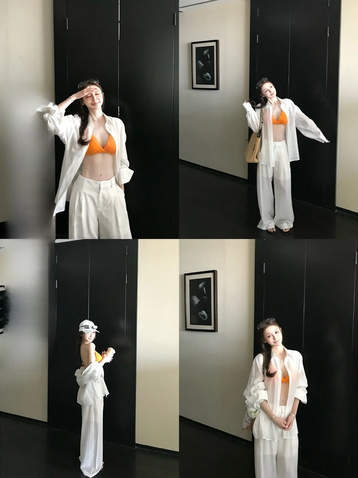 

Skk Store Lightweight Oxygen Acetate Linen Casual Shirt Long Sleeve Women's Set Silk Casual Style Breathable Spring Fashion