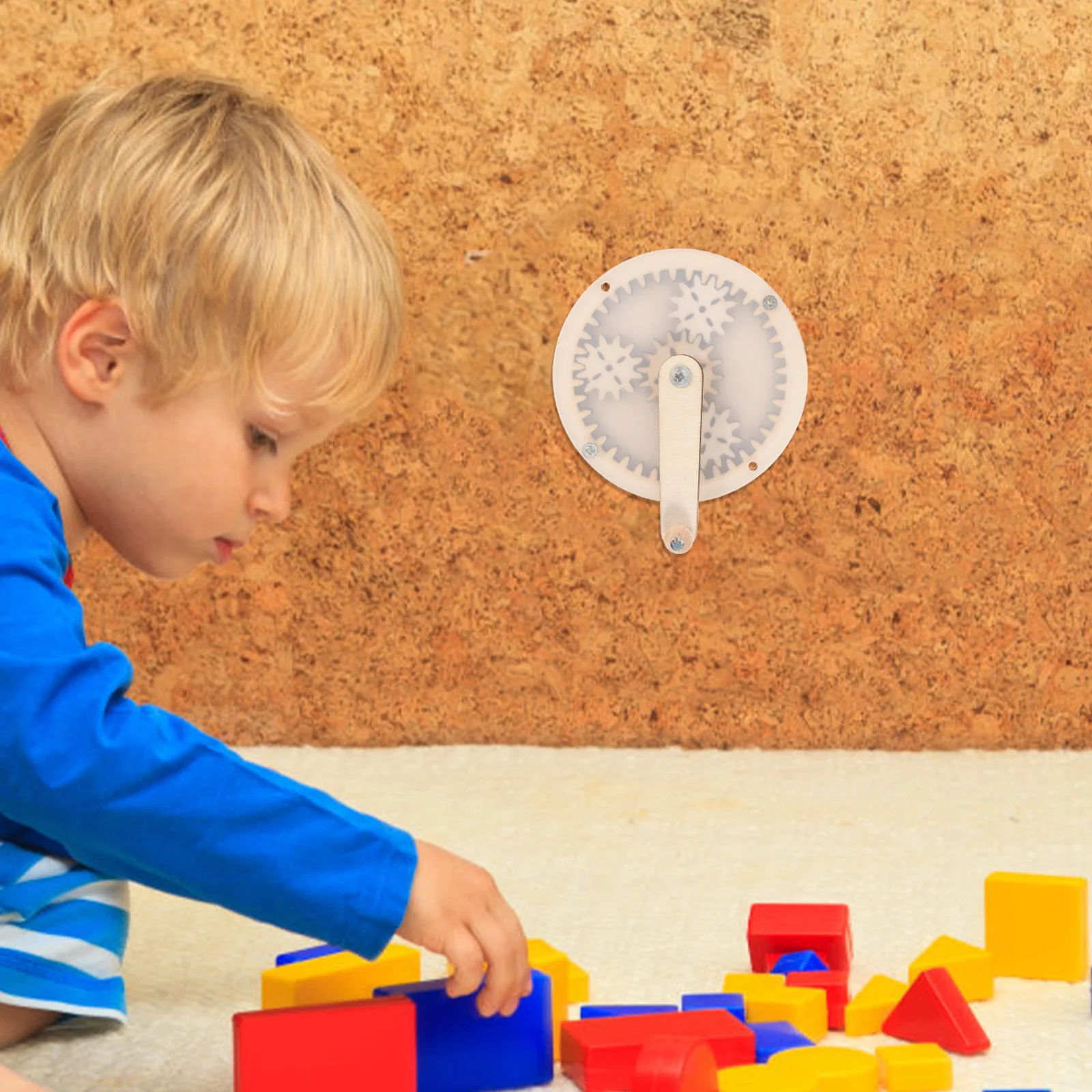 

Wood Chip Busy Board Parts Accessories for Items Toys Babies Craft Pendant Gear Toddler Kids Boards Toddlers