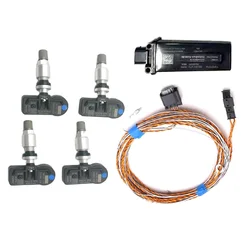 A Set TPMS Tire Pressure Monitor System Control Unit with Sensor and Plug For AUDI VW Golf 7 Tiguan Passat B8 Skoda Seat