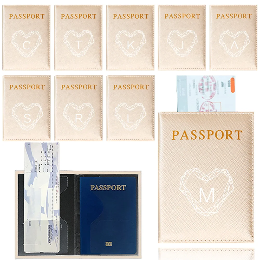 Passport Case ID Card Storage Bags Multifunctional Passport Holder Case Waterproof PU Leather Material Wallet Bag Diamond Series