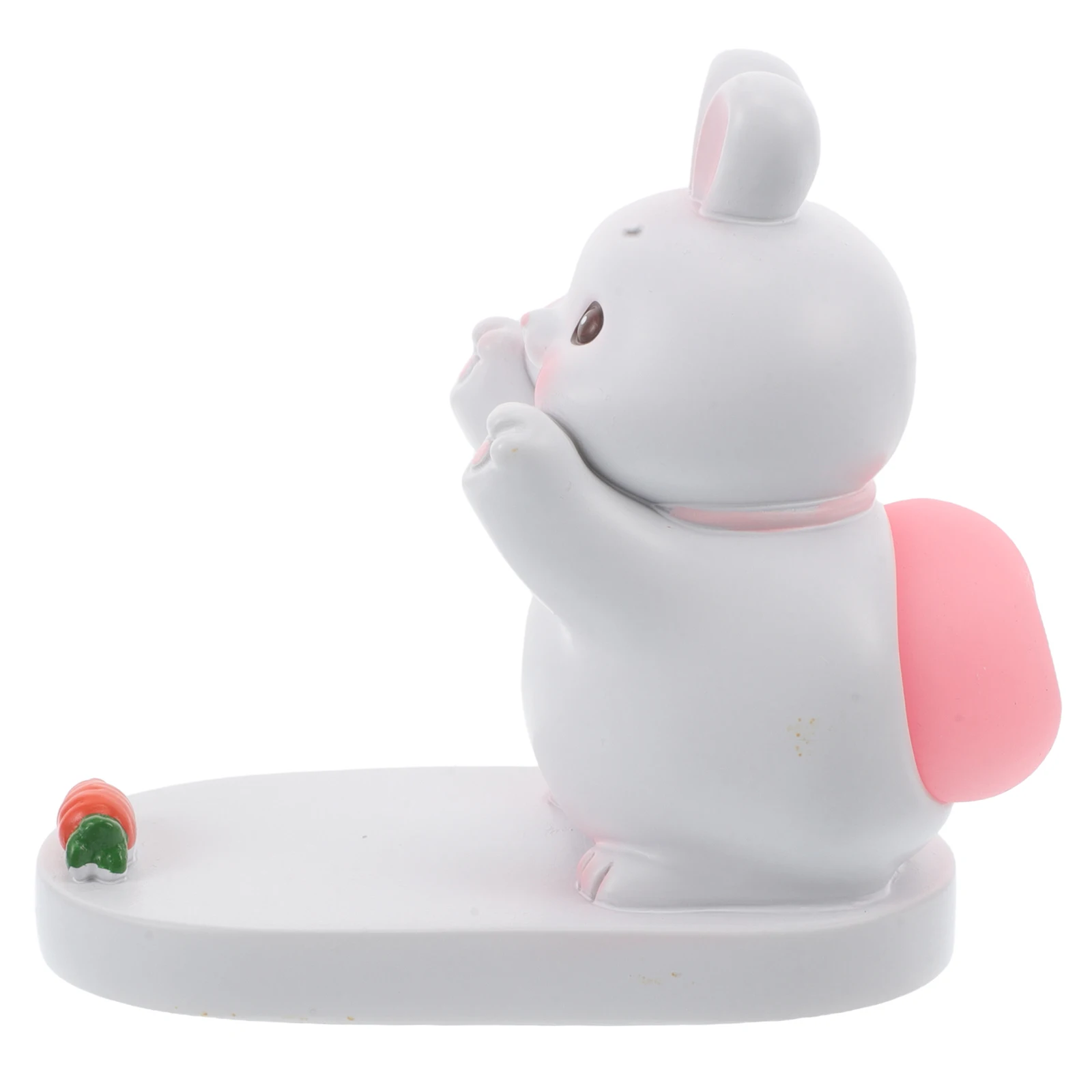 

Mobile Phone Holder Bunny St Dashboard Cell Rabbit Car Mount Cute Resin Cartoon Office Multifunctional H Right Angle Desk