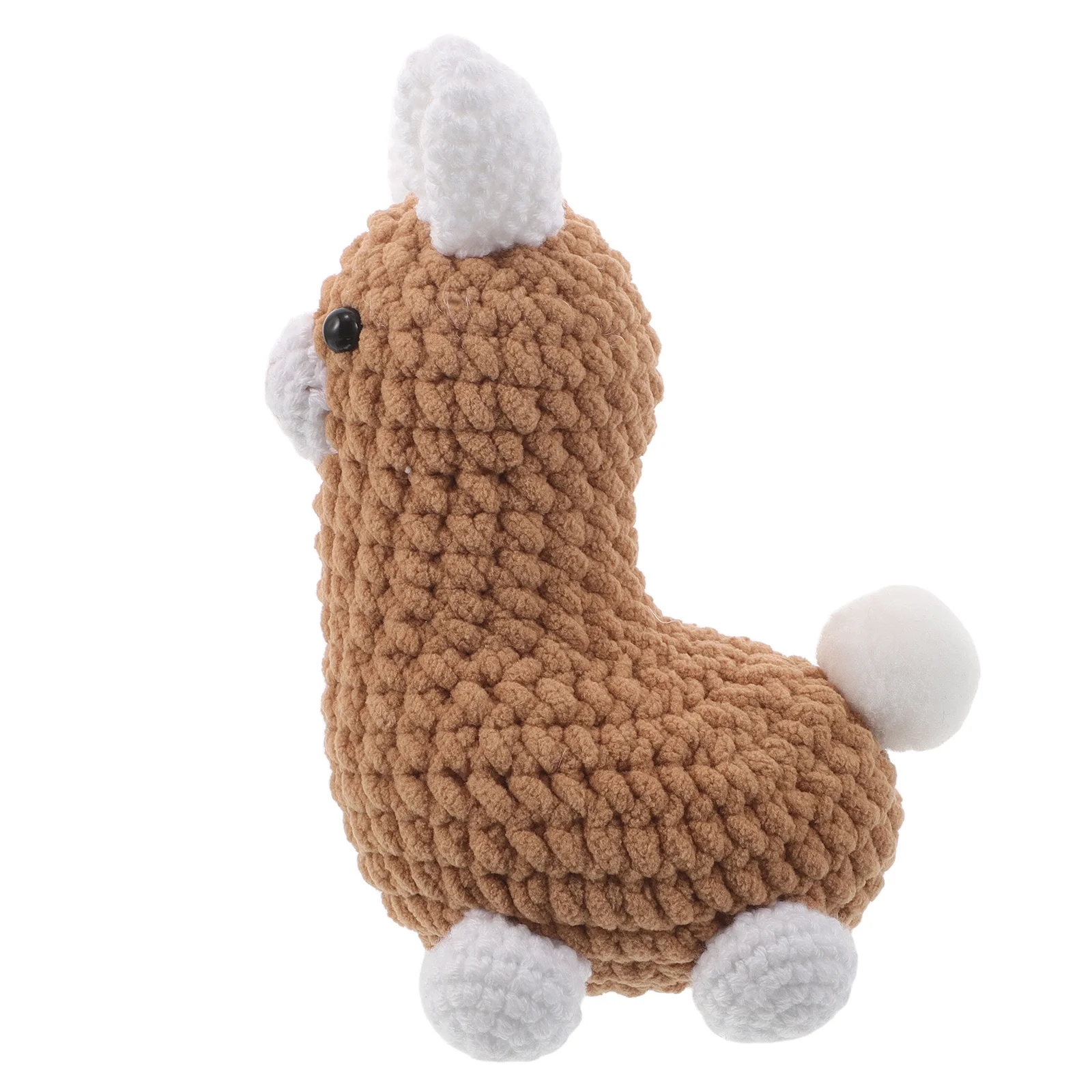 

Handmade Knitted Alpaca Pendant Adorable Crochet Hanging Ornament Keychain Backpack Charm Cute Crochet Animal Accessory