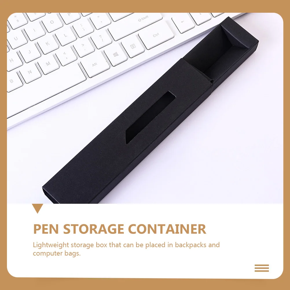 

20Pcs Strong Pen Case Rectangular Organizer Smooth Surface Multi-Functional Storage for Pens Accessories Pen Case