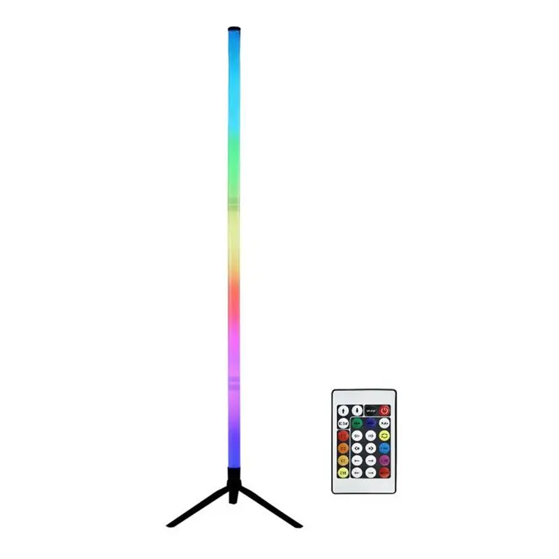 ABYN-105CM LED RGB Floor Lamp Bar, Sound Pickup Ambient Light, Corner Wall Light For E-Sports Room Live Atmosphere Lamp