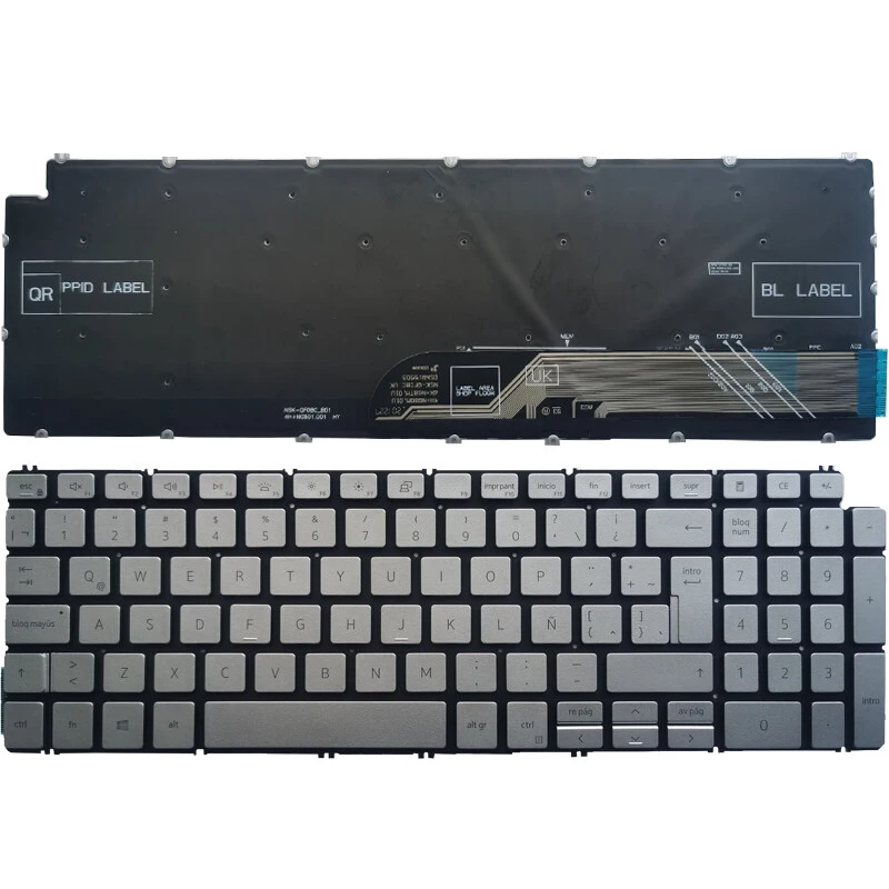 Z Spanish/Latin keyboard For DELL 15 7501 7591 7590 7500 7506 7706 7791 P90F P83F
