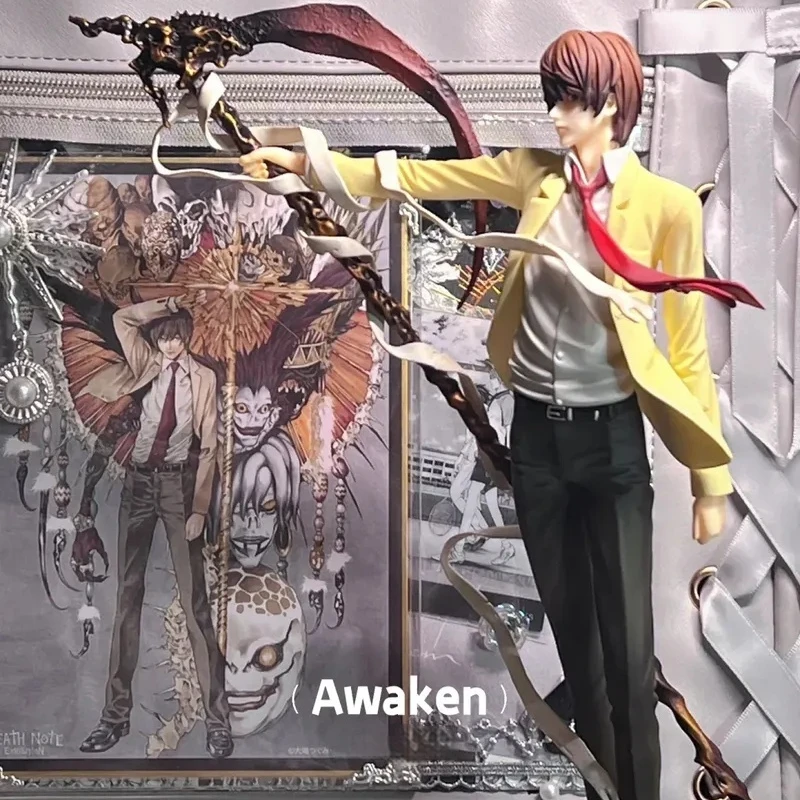 26 センチメートルデスノートアニメ夜神月アクションフィギュア像置物デスクトップ装飾装飾 Pvc コレクション模型玩具少年ギフト