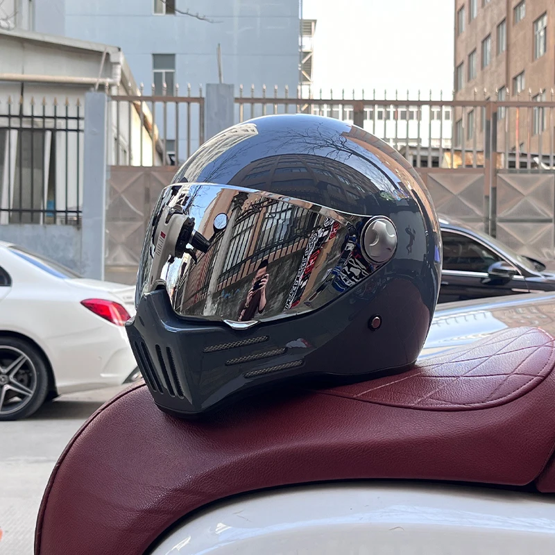 ORZ-728 Retro motorcycle helmet ABS Light cruiser full coverage