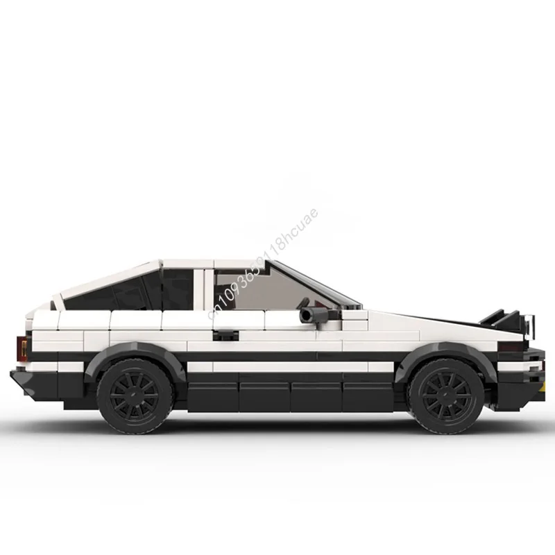 

401 шт. фильм Initial D автомобиль Toyotaed AE86 модель автомобиля Moc строительные блоки креативная сборка кирпичи игрушки дети DIY Рождественский подарок
