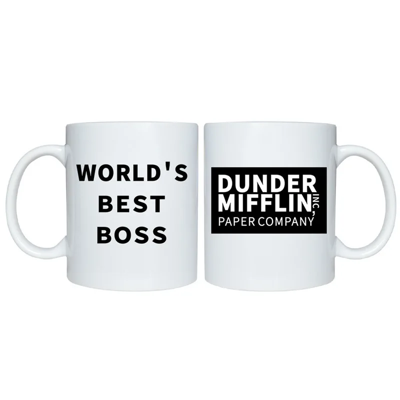 Office Boss Ceramic Mug Coffee Mug dunder mifflin world_s best Boss mug