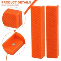 Nylon Vise Protection Strip Soft Jaws Magnetic Design Vise Jaw Rubber Multi-Grooved 4/5/6 Inch Bench Machine Tools Machine Tools