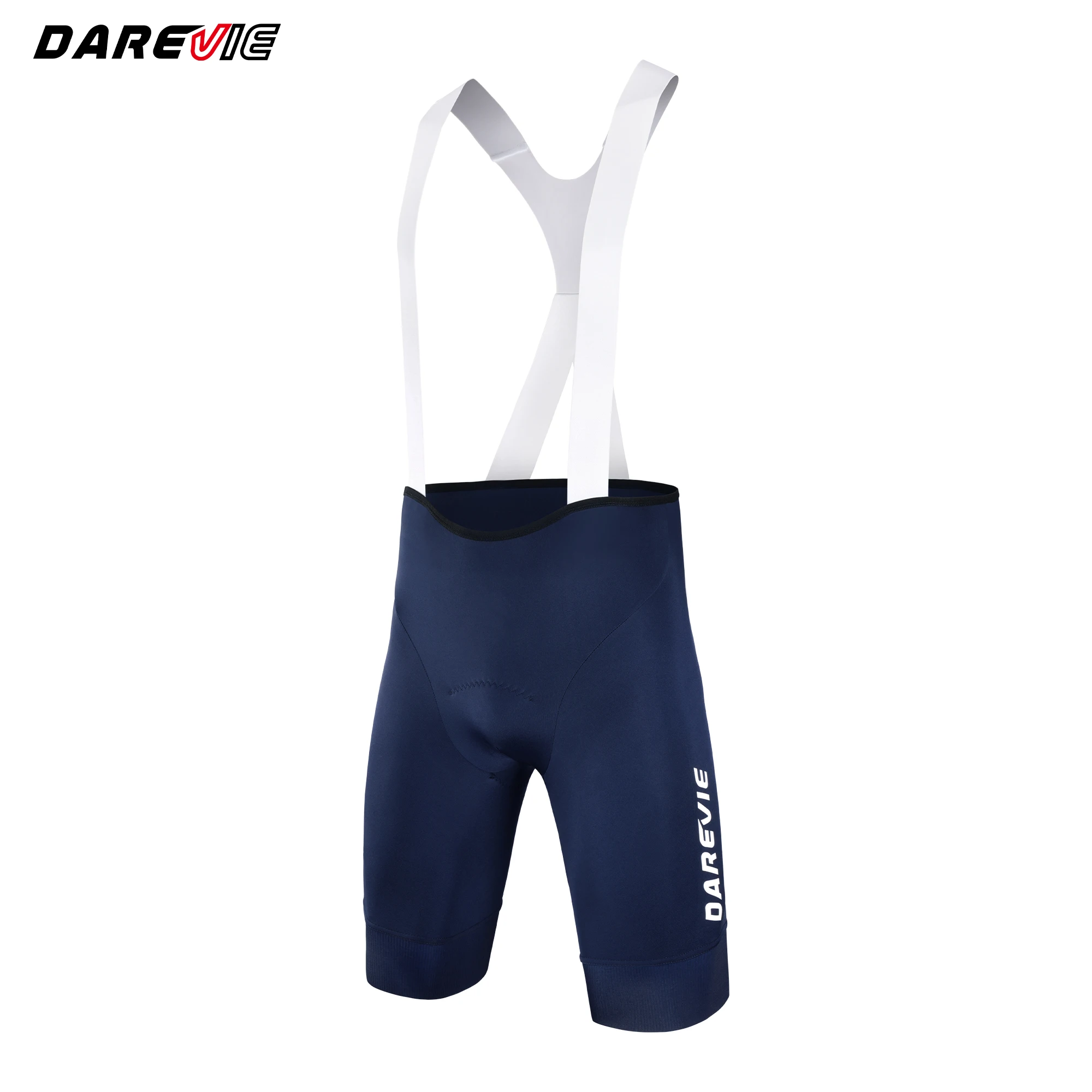 DAREVIE Bretelelle Herren-Radtrikot Italien Elastic Interface ® Pad Recycle PRO Level Trägerhose mit 6,5 cm Beinbündchen für Radsport