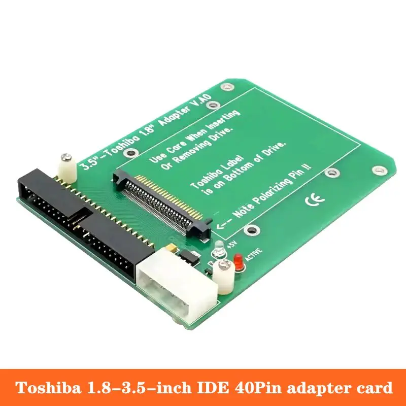 1.8-3.5 IDE Toshiba 1.8-Inch CF Hard Drive To Desktop 3.5-Inch 40Pin IDE Interface Adapter Card