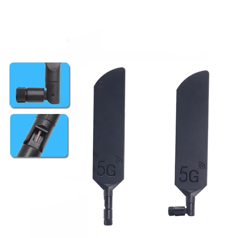 100% Original 5G 4G LTE SMA TS9 External Antenna For WIFI Modem Router CPE 48dBi Folding Signal Booster Wide Range 600~6000Mhz