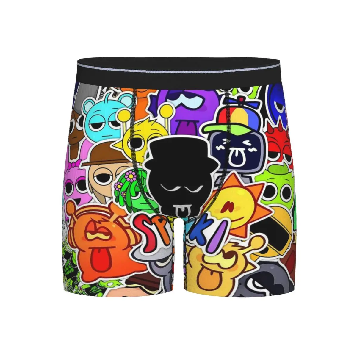 

Long Boxer Underpants Shorts Sprunki Incredibox Game Panties Men's Ventilate Underwear for Homme Man Boyfriend Gifts
