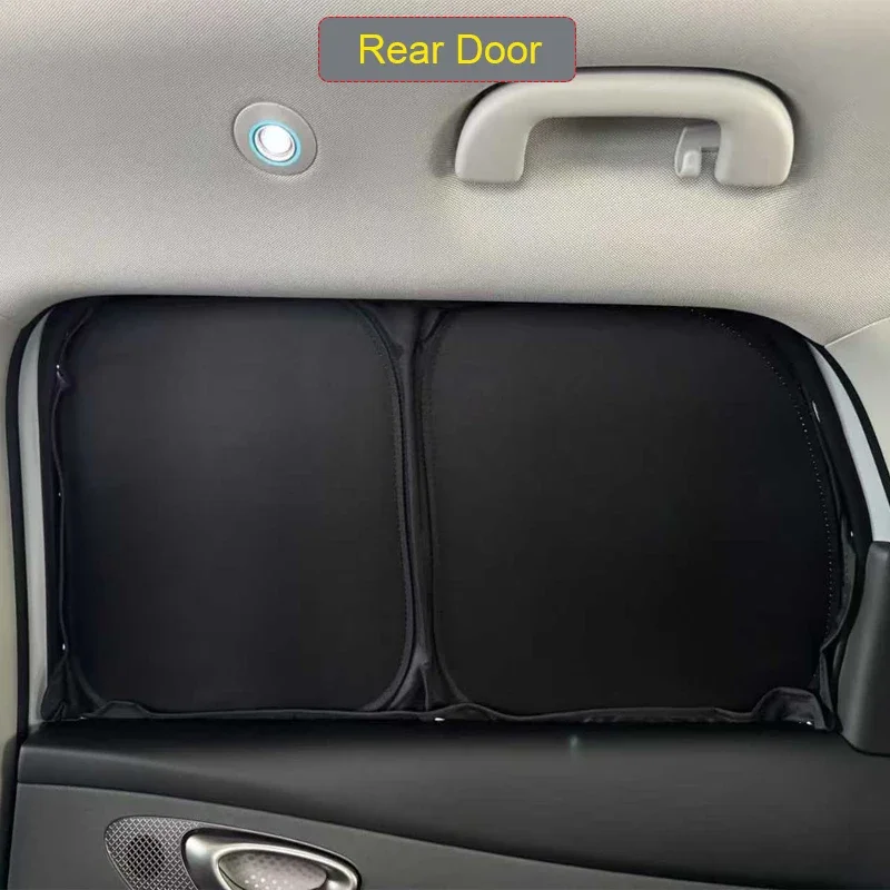 

Автомобильный черный оконный солнцезащитный козырек с защитой от УФ-лучей, теплоизоляция для BYD SEALION 5 2025 г., автоматическая защитная крышка, аксессуар для интерьера