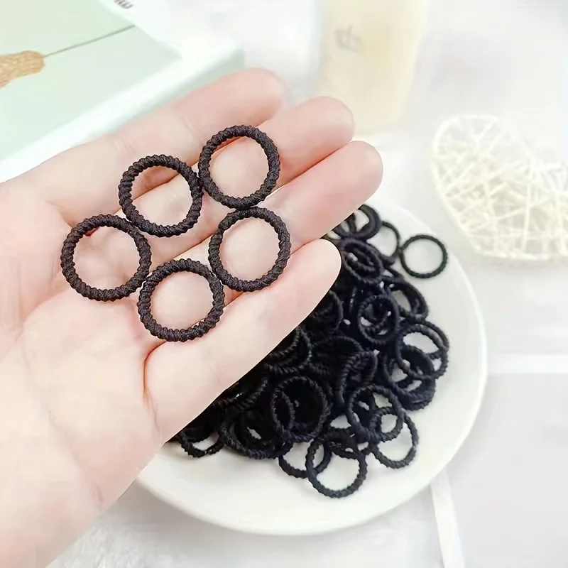 100pcsRubber bands do not harm hair, headband, Korean hair accessories, hair rings, tie hair, rubber bands, headband