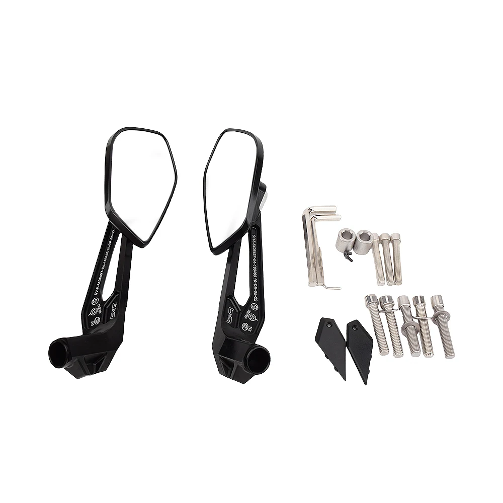 مرآة رؤية جانبية مثبتة على المقود قابلة للتعديل لـ bw R1200R-24 R1250R مرآة الرؤية الخلفية للدراجات النارية 18-R1200ST R1200