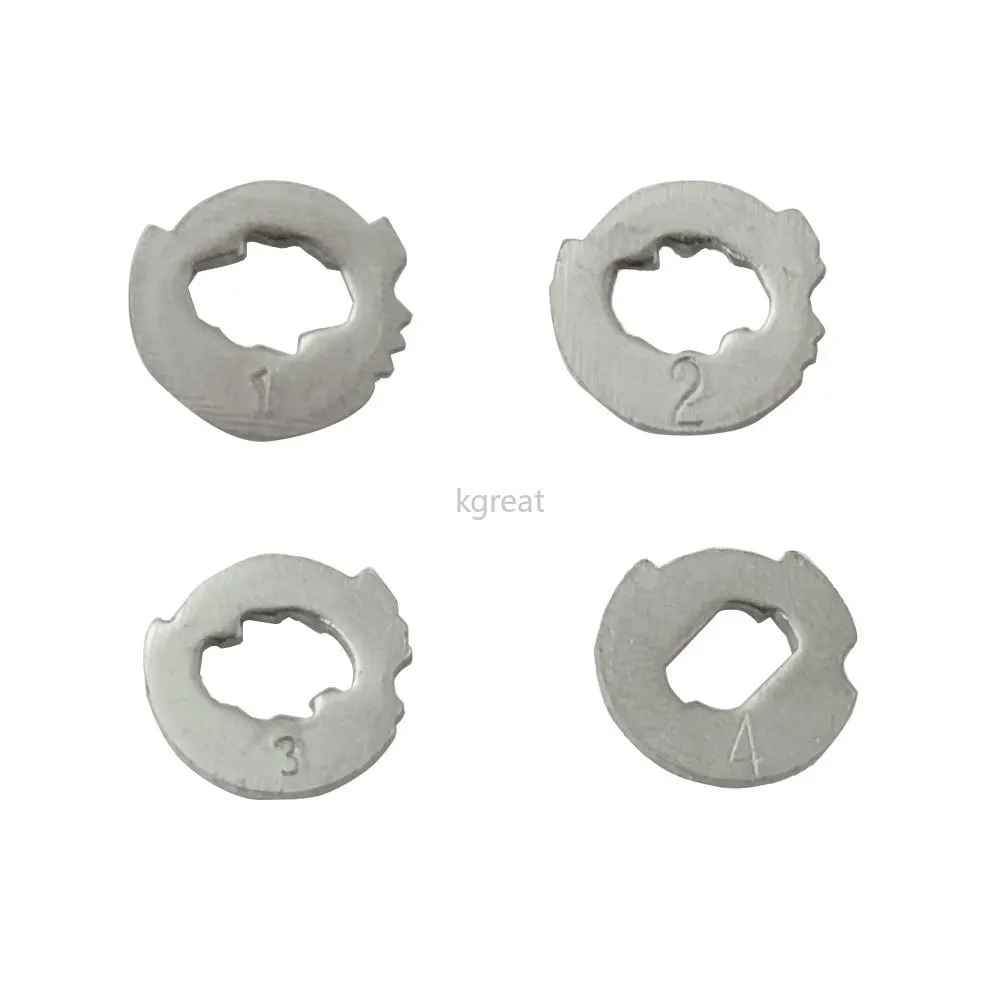 100Pcs/lot FO21 Lock Plate Car Lock Reed Plate for Ford Mondeo Car Lock Repair Accessories 1 2 3 4 Types Each 25pcs Silver