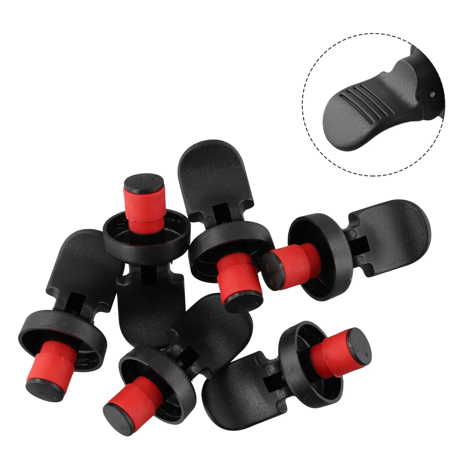 6 Pcs Silicone Wine Bottle Stopper Beer Stopper Cork Sparkling Leak Proof Champagne Bottle Sealer Stoppers Wine Bar Accessories