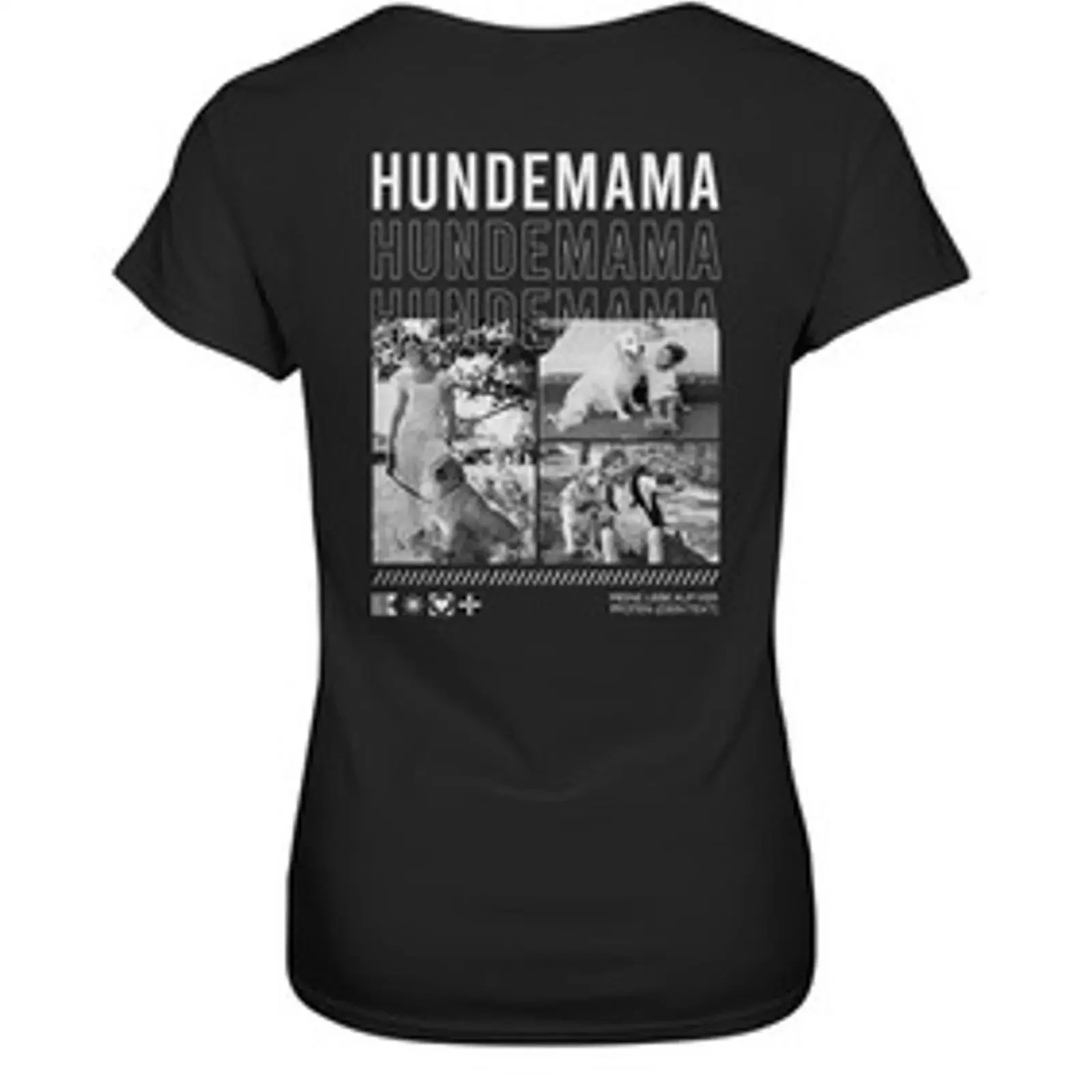 Hundemama T-Shirt, personalisiert mit Foto und Text, Geschenk für Hundemama, Mutter, Muttertag, Vintage, gewaschen, bequem, stilvoll