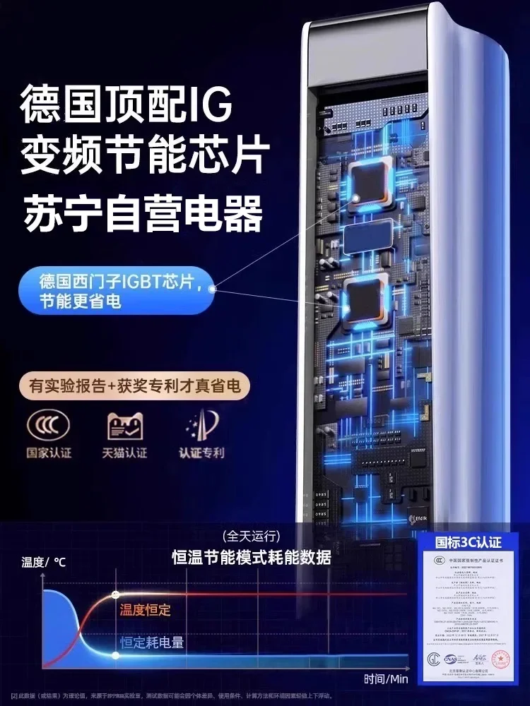 Vertical Oscillating Leafless Tower Fan Low Noise Indoor Air Circulation Cooling Fan
