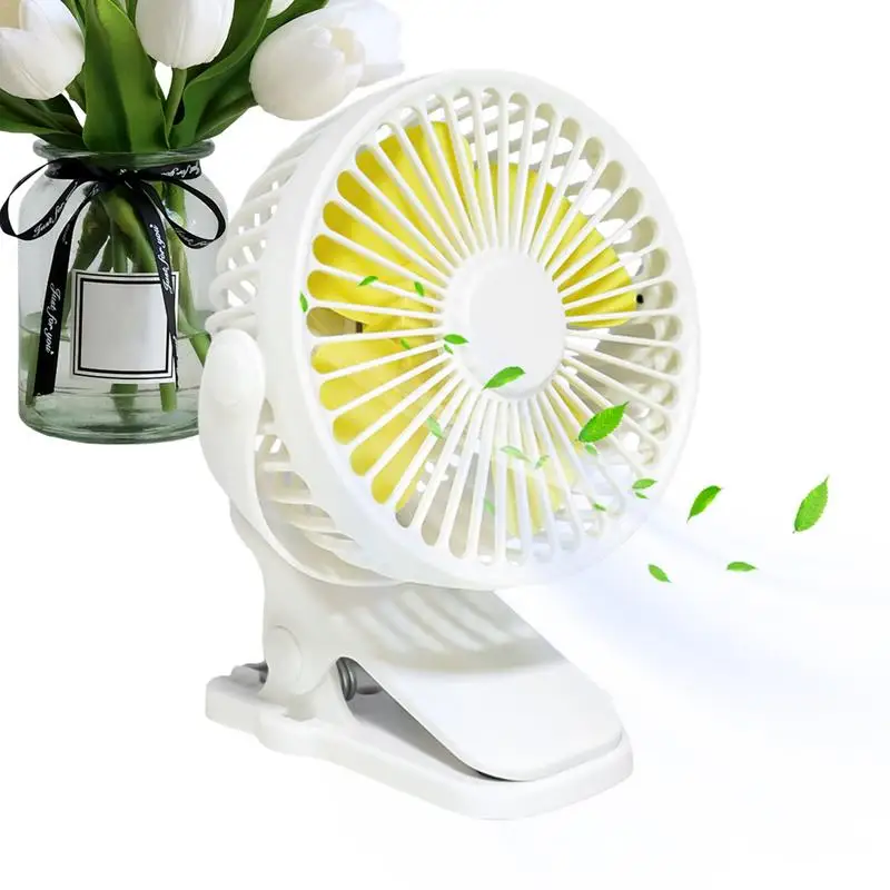 

Stroller Fan Clip On Clip-On Desktop Cooler Fan Rechargeable Tabletop Cooling Appliance For Student Dormitory School Library For