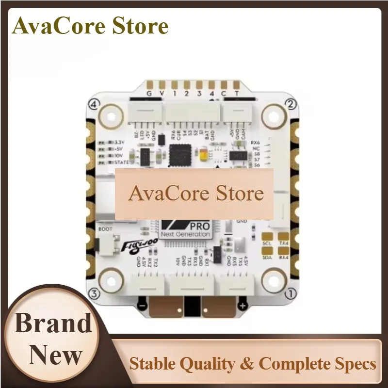 AvaCore1pcs Flywoo GOKU F722 Pro V2 55A 32Bit 128K 30X30 Stack Plug&Play O4 / O4 Pro