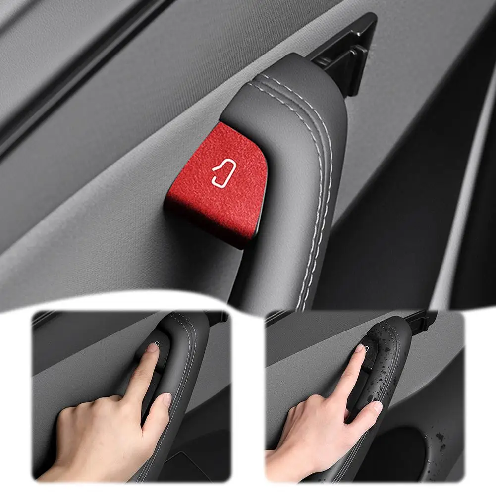 

For Tesla Y Highland 2025 Door Thin Patch Suede Decoration Interior Sticker Accessories Car Modeling Y4N7