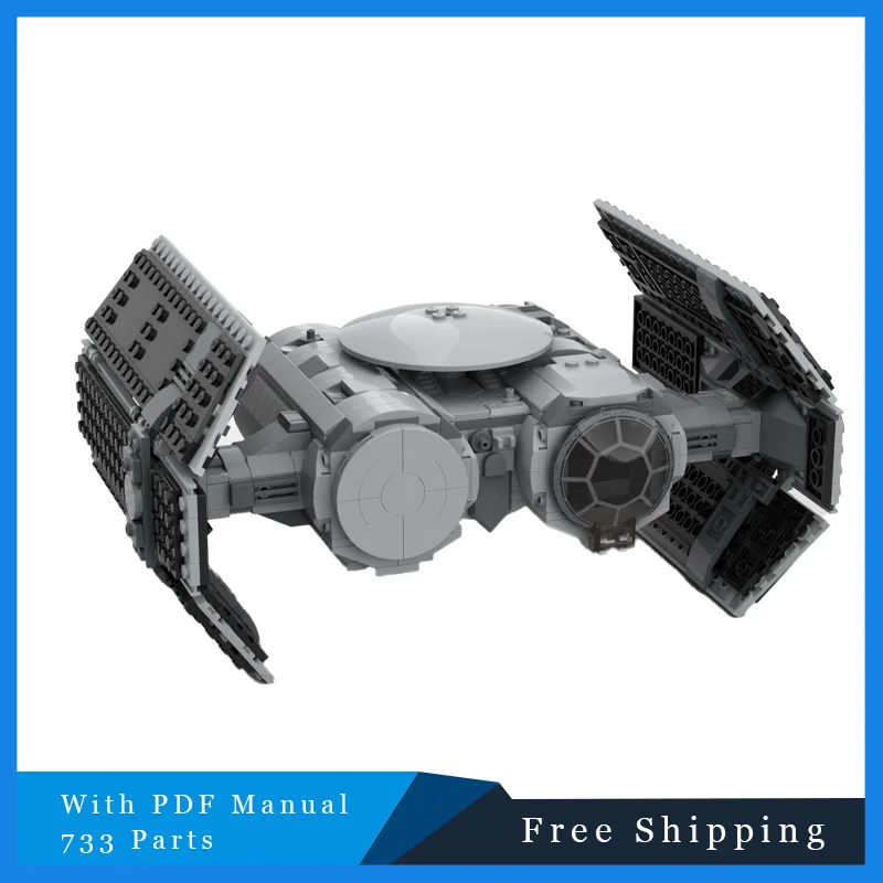 سلسلة الفضاء اللبنات 733 قطعة MOC ستار معركة الكشفية سفينة الفضاء وحدات نموذج الطوب لتقوم بها بنفسك التكنولوجيا الجمعية مجموعة لعبة طفل هدية #2