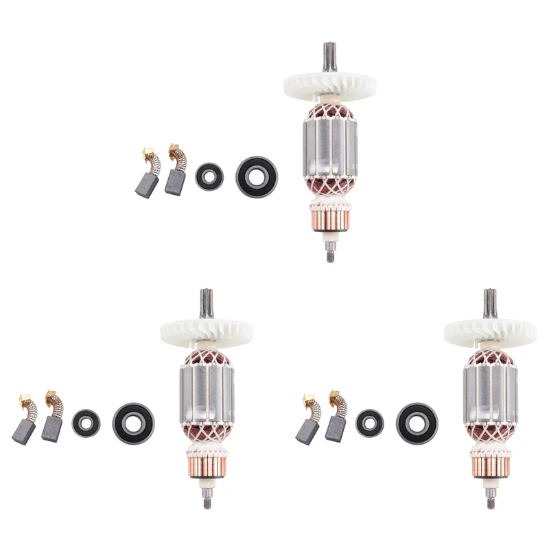 

AA49 3X 220V Rotor Anchor Replace For Hitachi 360591E DH40MRY DH40M DH40MR DH40SR DH40FR Spline Shank Rotary Hammer