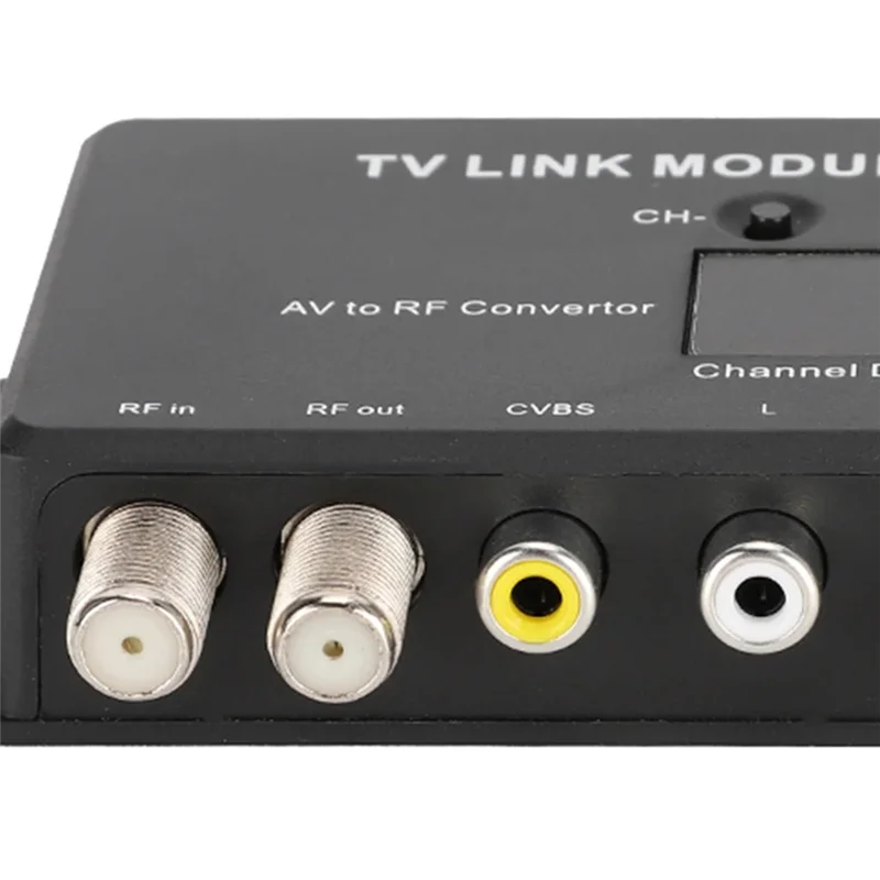 SQPP-TM70 UHF TV LINK Modulator AV To RF Converter IR Extender With Channel Display USB 5V