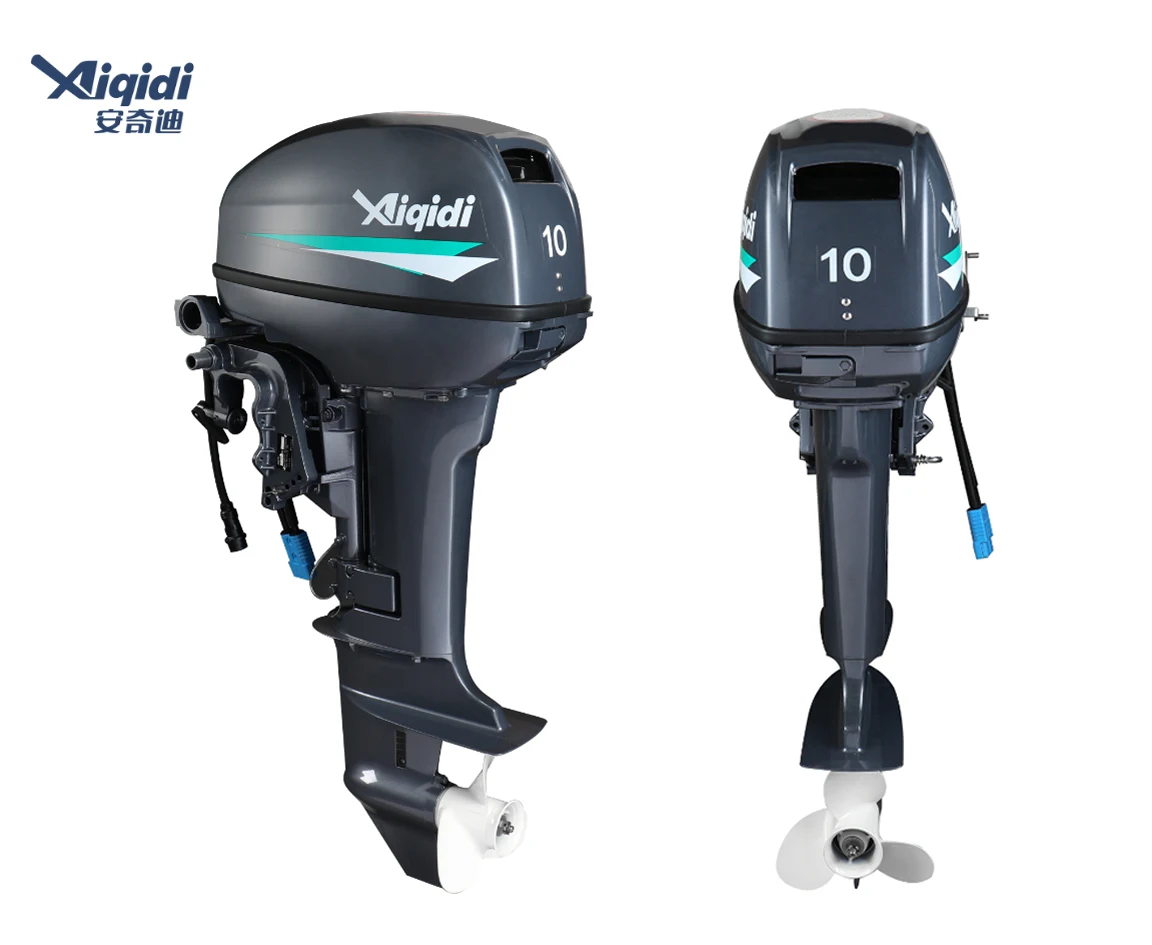 AIQIDI Hot Sale 72V 10HP Boat Motors Water Cooled Short/Long Shaft Motor E10 Electric Outboard Engine With Tiller Steering