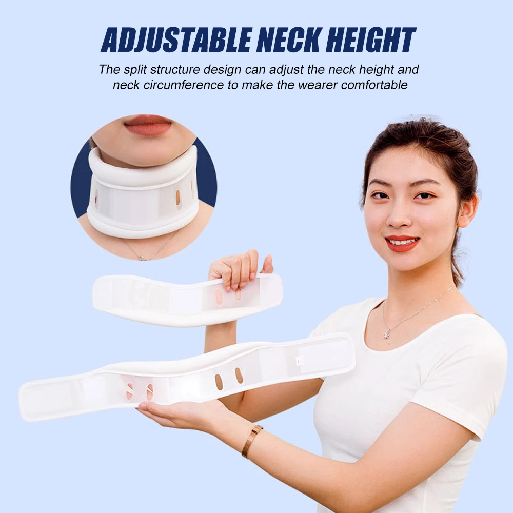 Soft Cervical Collar Adjustable Collar Neck Support Brace, Neck Support Soft Neck Collar for Neck Pain and Support for Women/Men