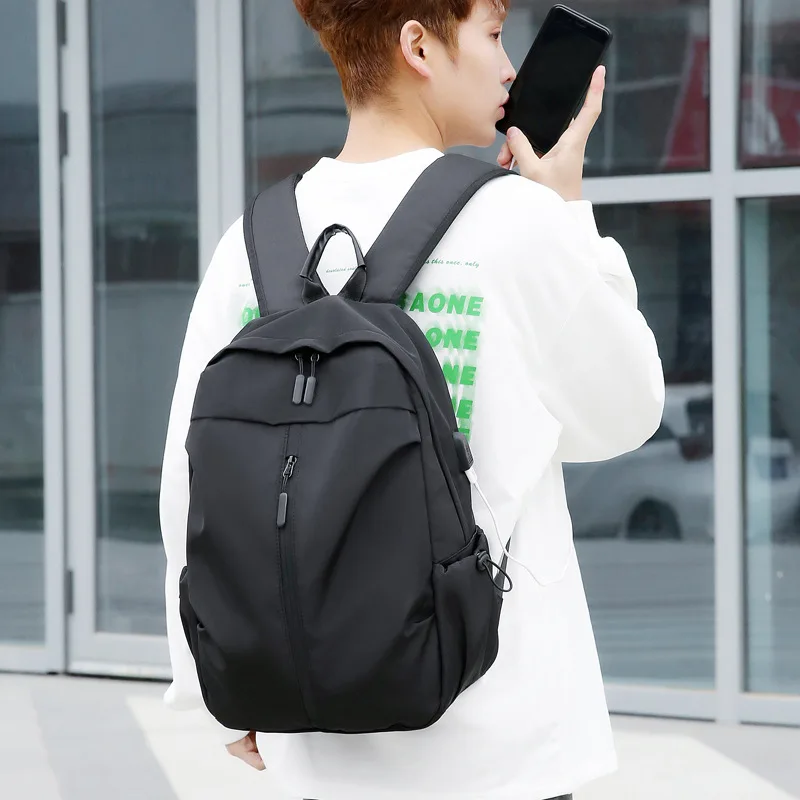 Men Waterproof Backpack Male Large Capacity Bag Man Fashion Trend School Travel Commute Knapsack For Men Zipper Rucksack