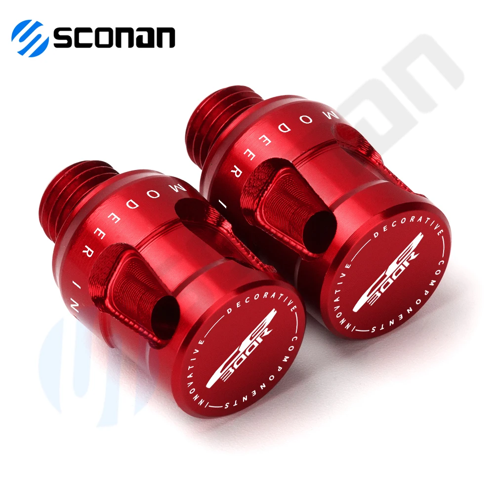 For HONDA CB300R CB 300R CB 300 R High Quality Motorcycle Accessories CNC Aluminum M10*1.25 Mirror Hole Plug Screw Bolts Cover