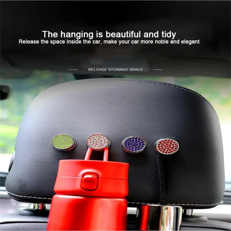 سيارة هوك السيارات المنزل ثنائي الاستخدام حامل صغير المقعد الخلفي متعدد الوظائف لصق السنانير كليب للمظلات مفاتيح أكياس التسوق كوب