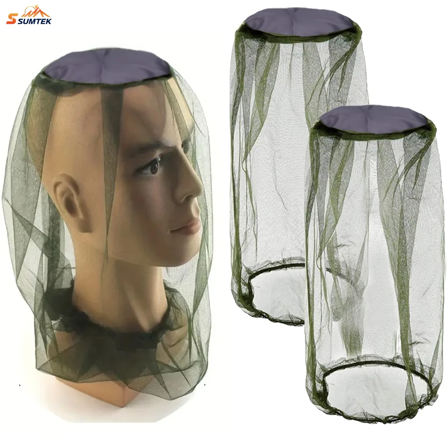 

4pcs Mosquito Repellent Cap Net - Ultimate Mosquito, Insect & Bee Protection with Breathable Mesh Fabric - Perfect for Camping