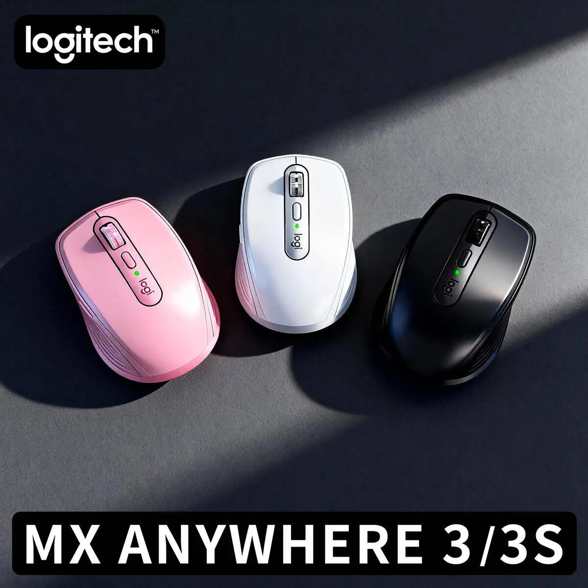 

Logitech MX Anywhere 3S Bluetooth Mouse Ultra Fast Scrolling Ergonomic Design for Laptop Desktop Home