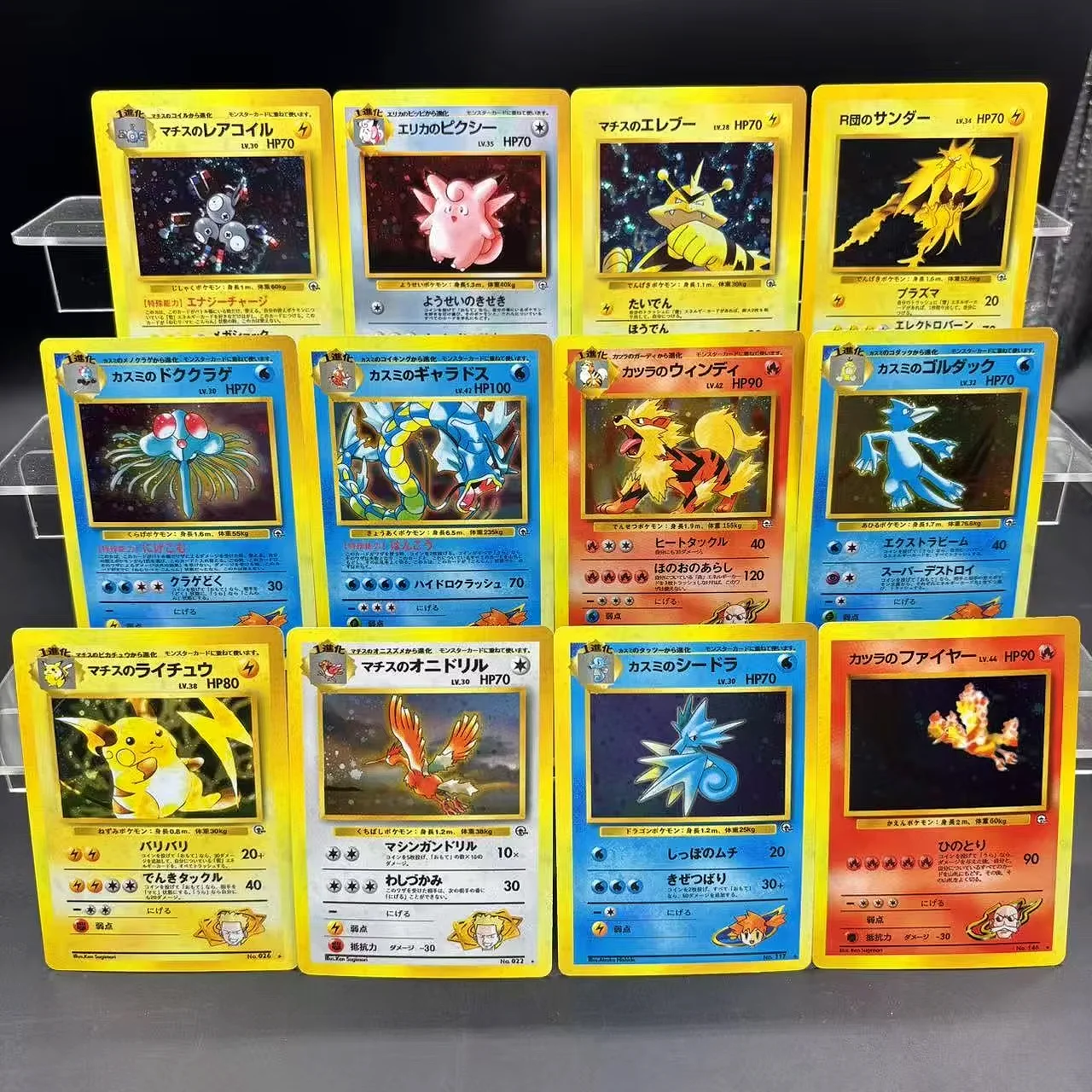 PTCG لتقوم بها بنفسك جمع بطاقات جيوفاني Machamp Rocket's Zapdos JPN ذاتية الصنع بطاقة واحدة لعبة كلاسيكية أنيمي بطاقة هدية لعبة