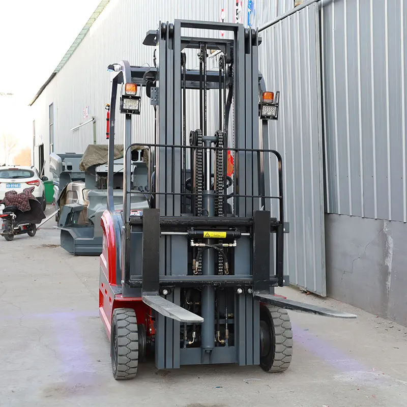 Compact Forklift Low Price Narrow Aisle 0.8 Ton 800 Kg 3 Wheel Small Electric Forklift Size Mini Electric Forklift