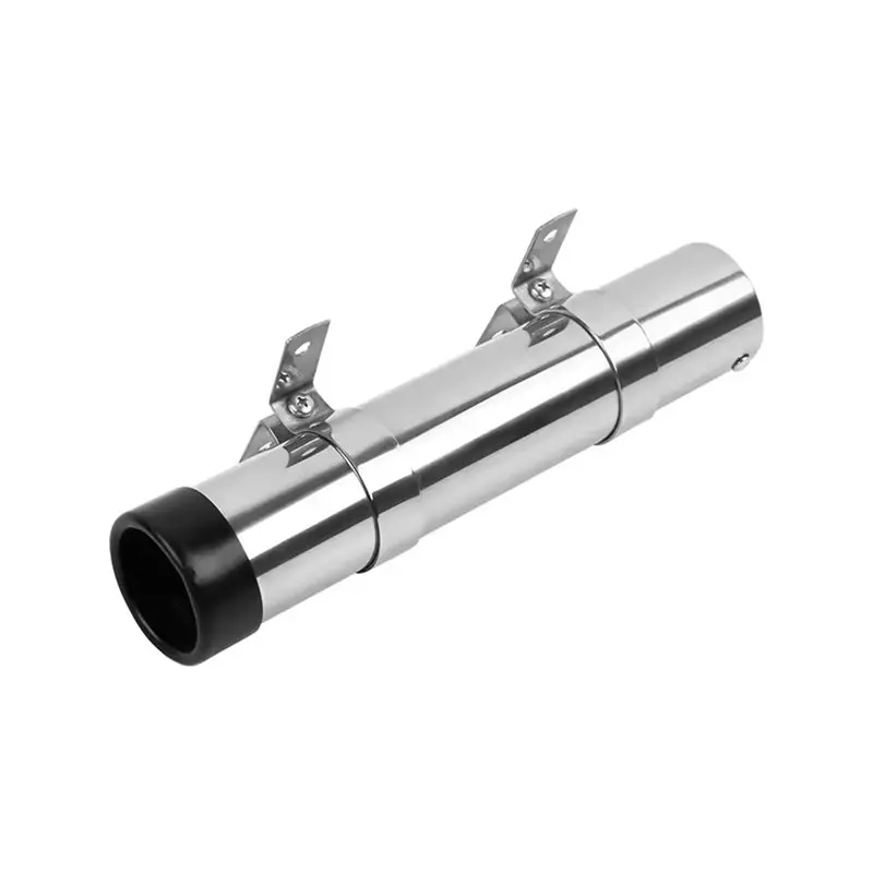 A06F-Adjustable 304 Stainless Steel Boat Fishing Rod Holder - Detachable Rod Mount For Kayak, Marine, RV, Truck