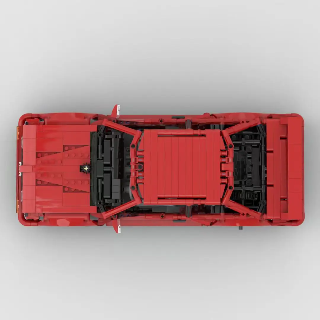 MOC Technische M3 E30 1:14 Schaal sportwagen Voertuig Snelheid Kampioen Racer Bouwstenen Baksteen Creatieve Garage Speelgoed Jongens Geschenken