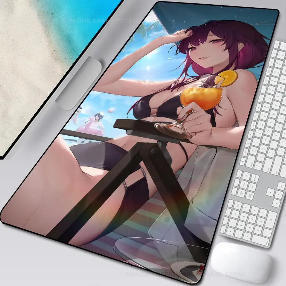 

Anime Honkai Star Rail Kafka Mouse Mat Desk Mat with Pad Gaming Accessories Prime Gaming XXL Keyboard Pad Stitch Padding Mat