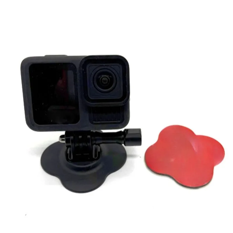 Action Camera Flexible Sticker Base, Helmet Bracket Curved Sticker Accessories