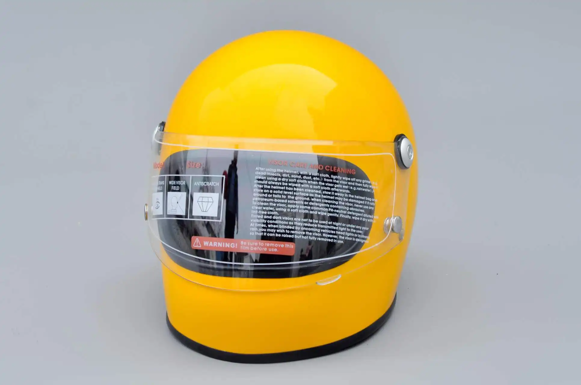 خوذة كلاسيكية عالية القوة من الألياف الزجاجية لكامل الوجه للدراجات النارية وخوذات حماية للدراجات النارية #4